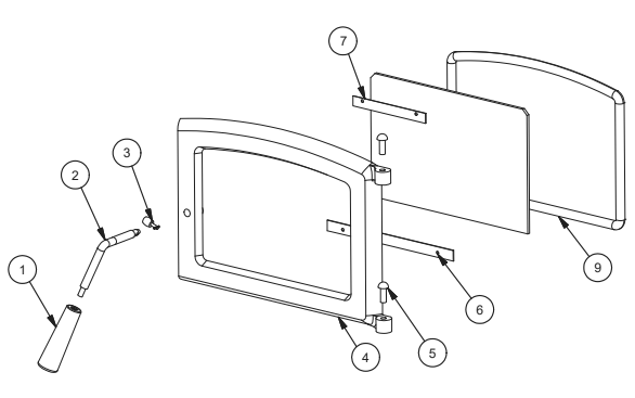 Repair Parts 2 Diagram and Parts List for VG60  US Stove Company Heating Stove